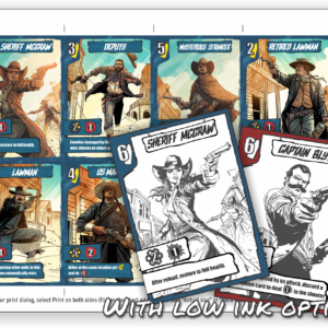 Print-and-Play Quickdraw: Battle for Silver City